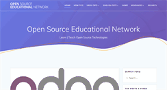 Desktop Screenshot of opensourceeducation.net